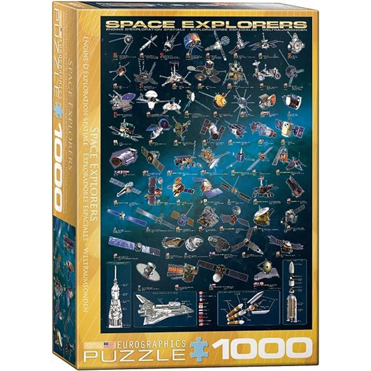 EuroGraphics Space Explorers Rompecabezas de 1000 piezas