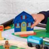 Tren Lego y mesa de actividades 2 en 1 Marrón_4