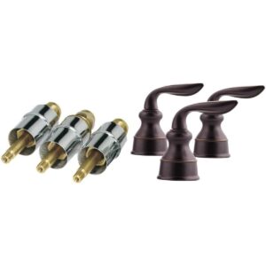 Pfister S10430Y Avalon Manija de ducha de 3 asas bronce_1