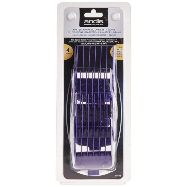 Andis 01415 Master Juego de 4 peines grandes de doble_2