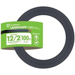 Cable subterráneo de iluminación de paisaje enterrado_1