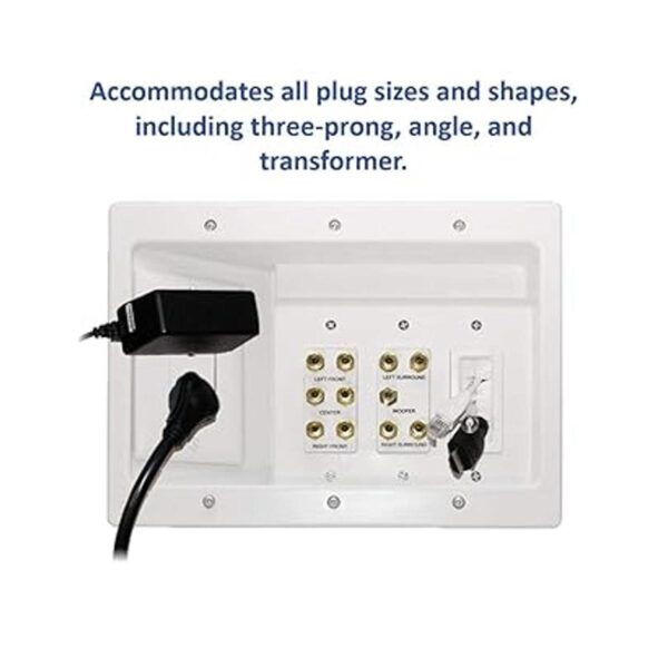 Legrand kit de alimentación para TV en pared color_3