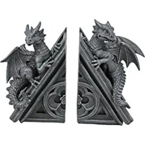 Design Toscano en Castillo Gótico Dragones Esculturales_1