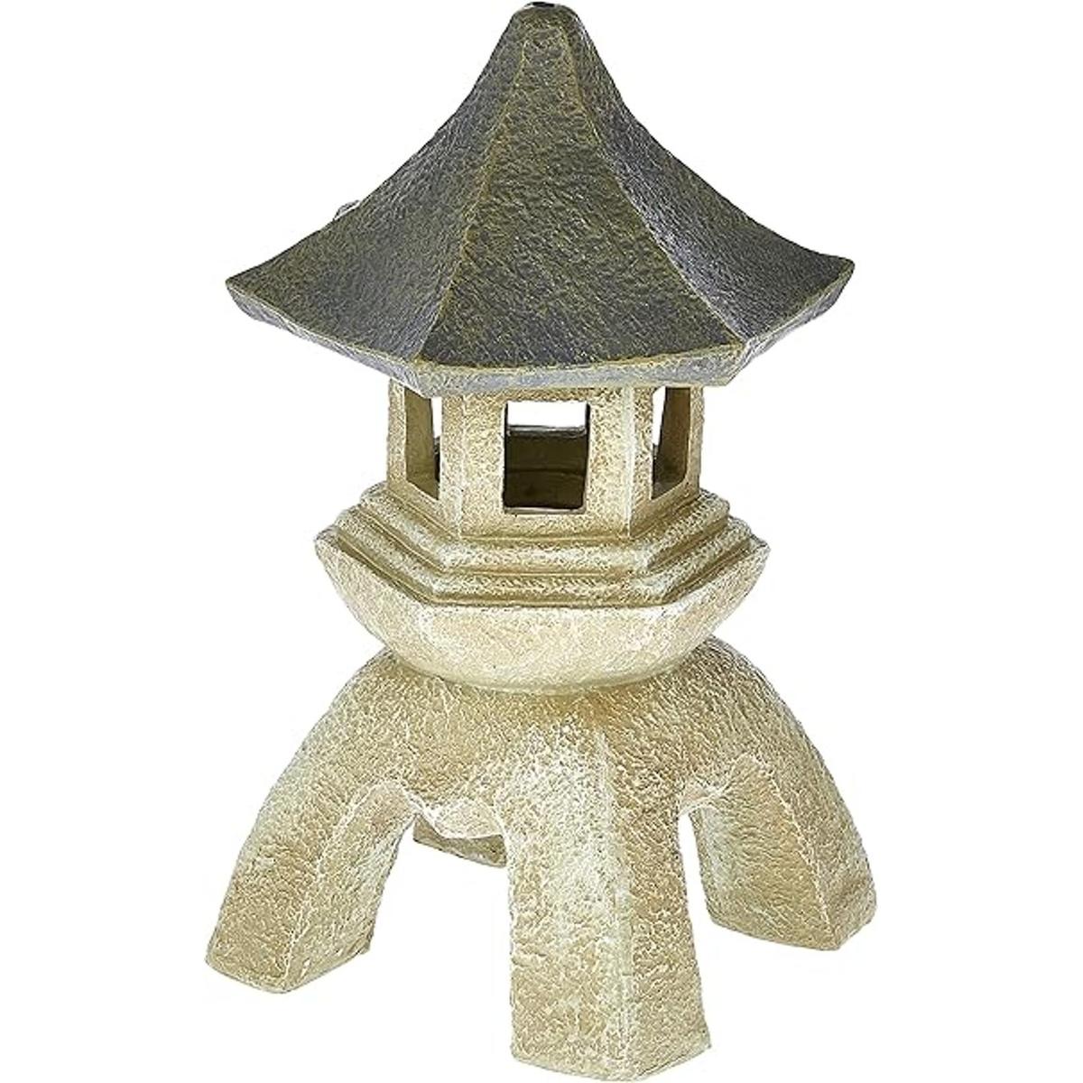 Design Toscano estatua linterna de pagoda tamaño grande