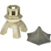 Design Toscano estatua linterna de pagoda tamaño grande_3
