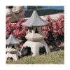 Design Toscano estatua linterna de pagoda tamaño grande_4