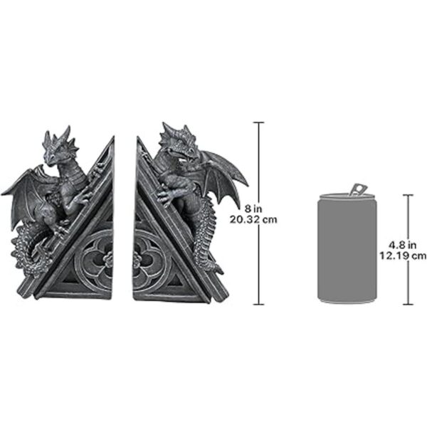 Design Toscano en Castillo Gótico Dragones Esculturales_5