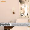 Sunlite 80610 Bombilla tubular de filamento LED T10 de 2
