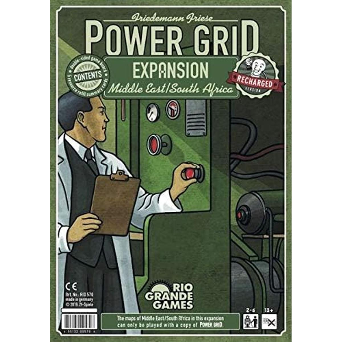 Red eléctrica expansión de Oriente MedioSudáfrica