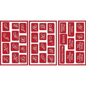 Armour Etch Over N Over Stencil alfabeto de 78 pulgadas_1