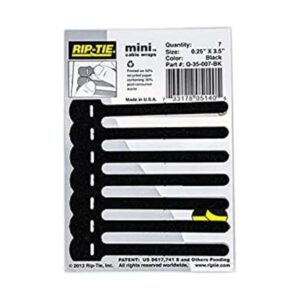 Paquete de 7 mini ribetes de 14 x 312 color negro_1