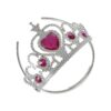 Rhode Island Novelty Tiaras con piedras de corazón_3