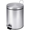 HoneyCanDo Mini cubo de basura de acero inoxidable con_1