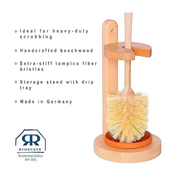 Brstenhaus Redecker Escobilla para baño con escobillero_6