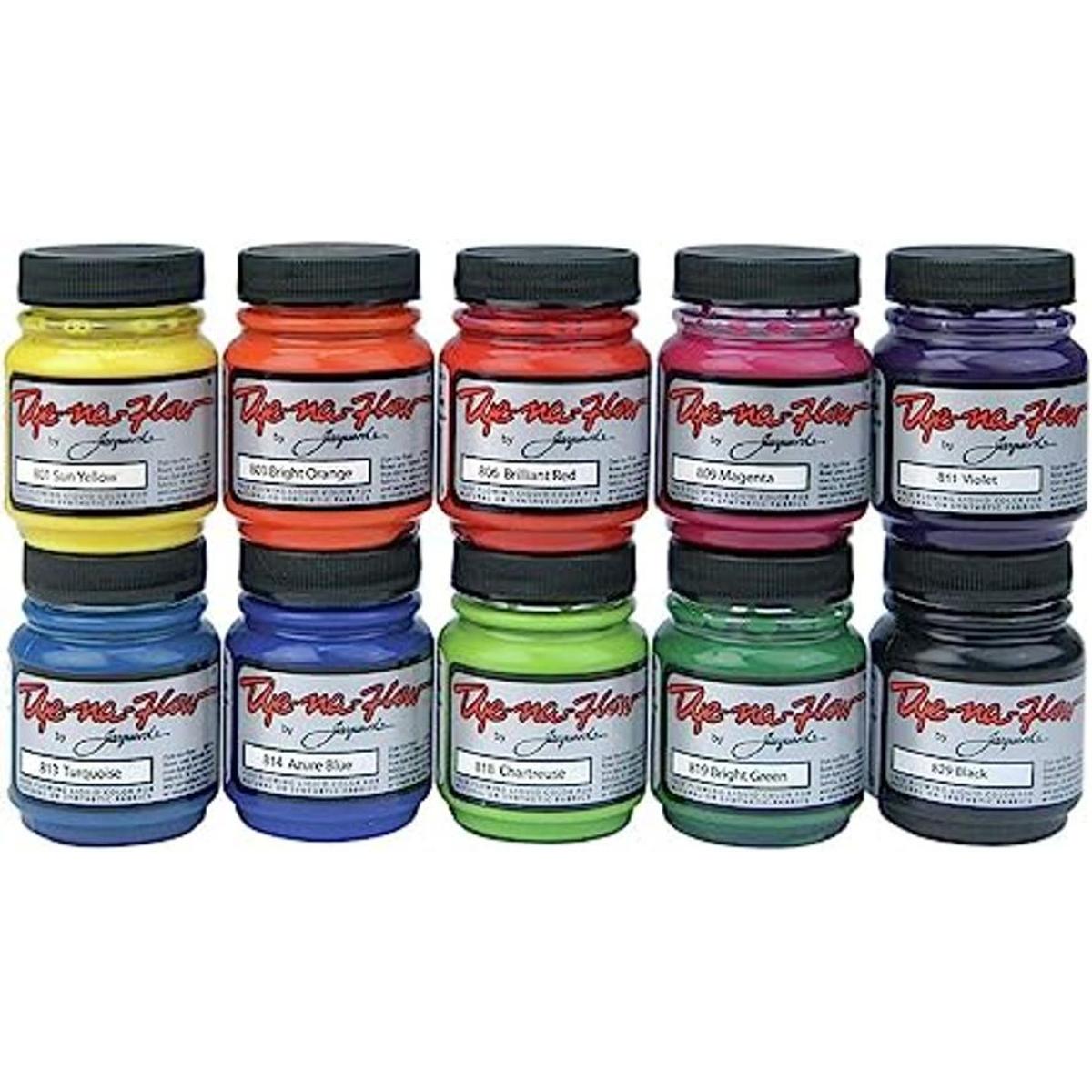 Jacquard JAC801S DyeNaFlow. Juego de pinturas de 0125