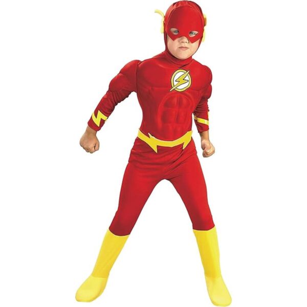 Rubies DC Comics Deluxe Disfraz de niño con pecho_1