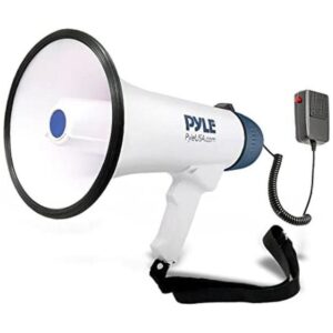Pyle Megaphone altavoz PA Bullhorn con sirena_1
