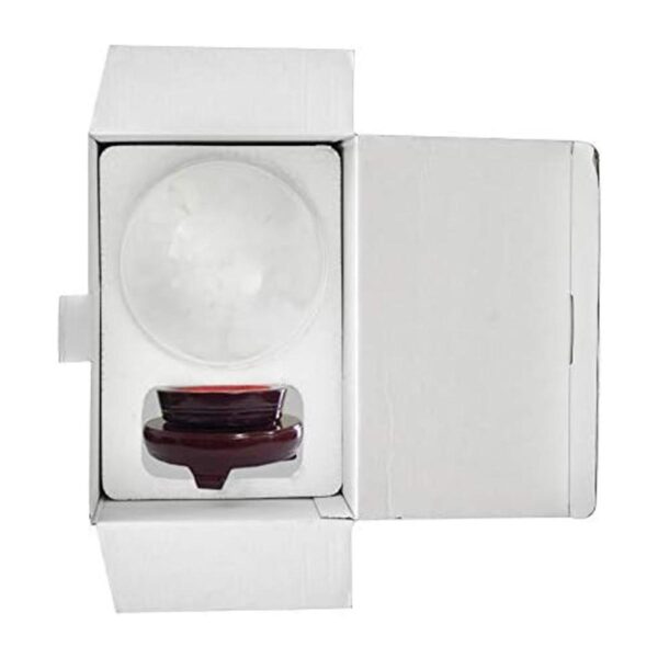 Bola de vidrio de cuarzo transparente 150 mm_2