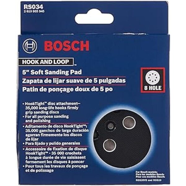 BOSCH RS034 Almohadilla de lijado suave de gancho y bucle_4