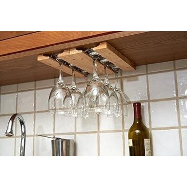 Fox Run Soporte para copas de vino. Vajilla Marrón_5