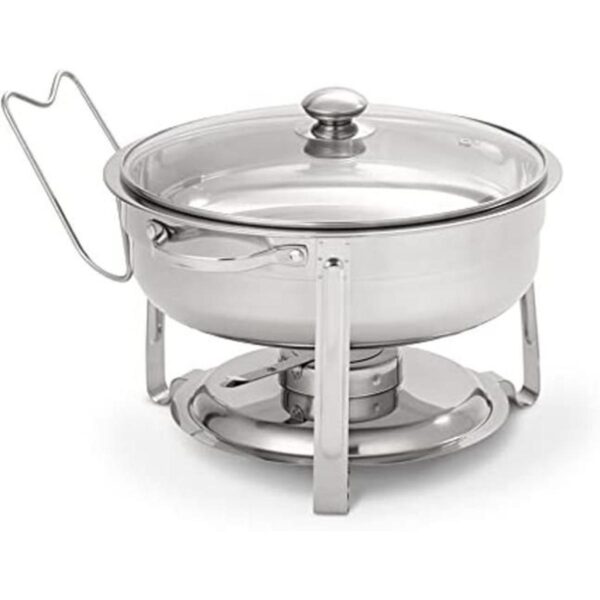 Artisan Olla con calentador de 4 cuartos de galón Acero_1