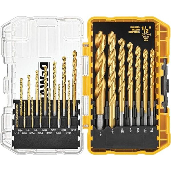 DeWalt DW1361 Juego de brocas de Titanio Pilot 21 unidades_1