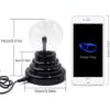 RioRand Lámpara USB de bola de plasma o funciona con_2
