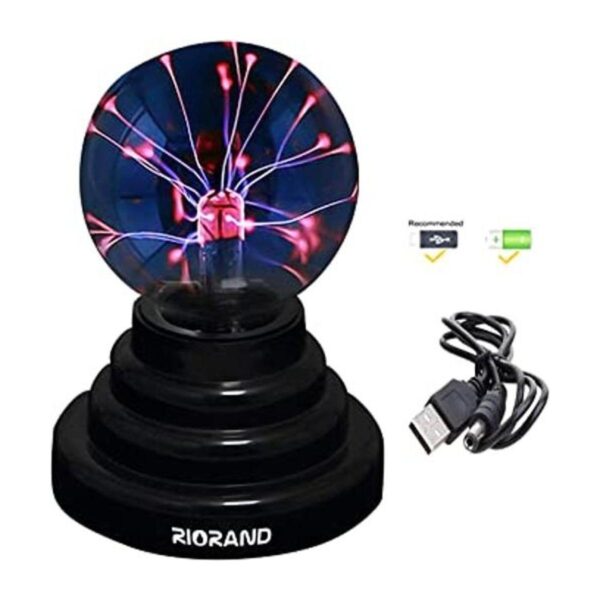 RioRand Lámpara USB de bola de plasma o funciona con_1