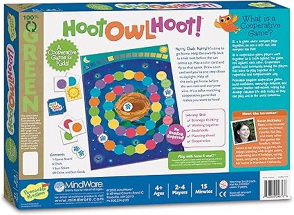 Juego de mesa cooperativo Hoot Owl Hoot de Peaceable_6