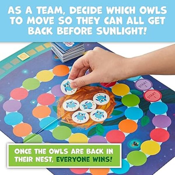 Juego de mesa cooperativo Hoot Owl Hoot de Peaceable_4