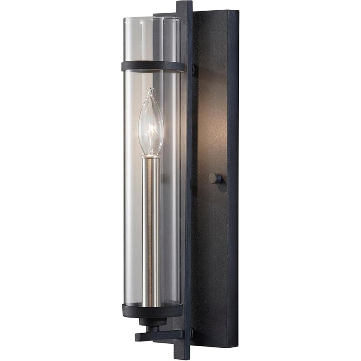 Feiss WB1560AFBS Ethan Lámpara de pared de cristal