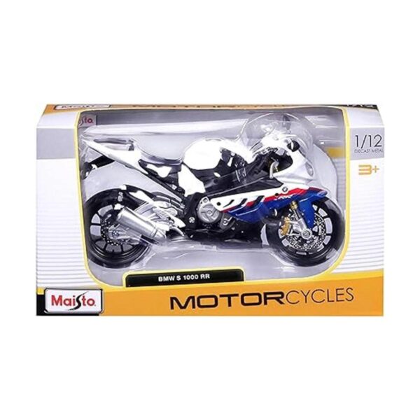 Maisto Motocicleta BMW S1000Rr 112 blancorojoazul multi_4