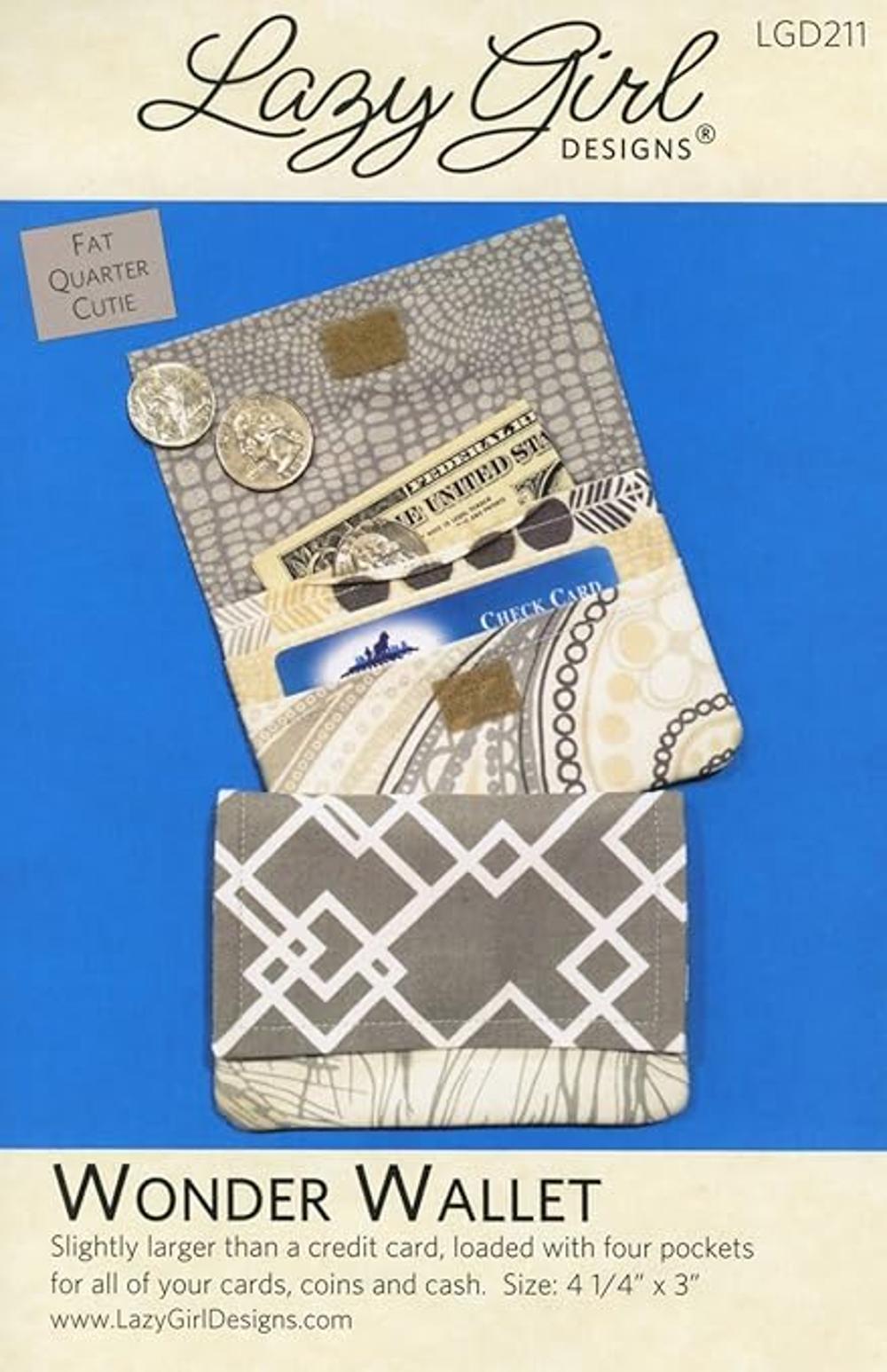 Lazy Girl Designs Wonder Patrón de cartera