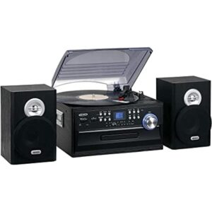 JENSEN JTA475B Tocadiscos estéreo de 3 velocidades con_1