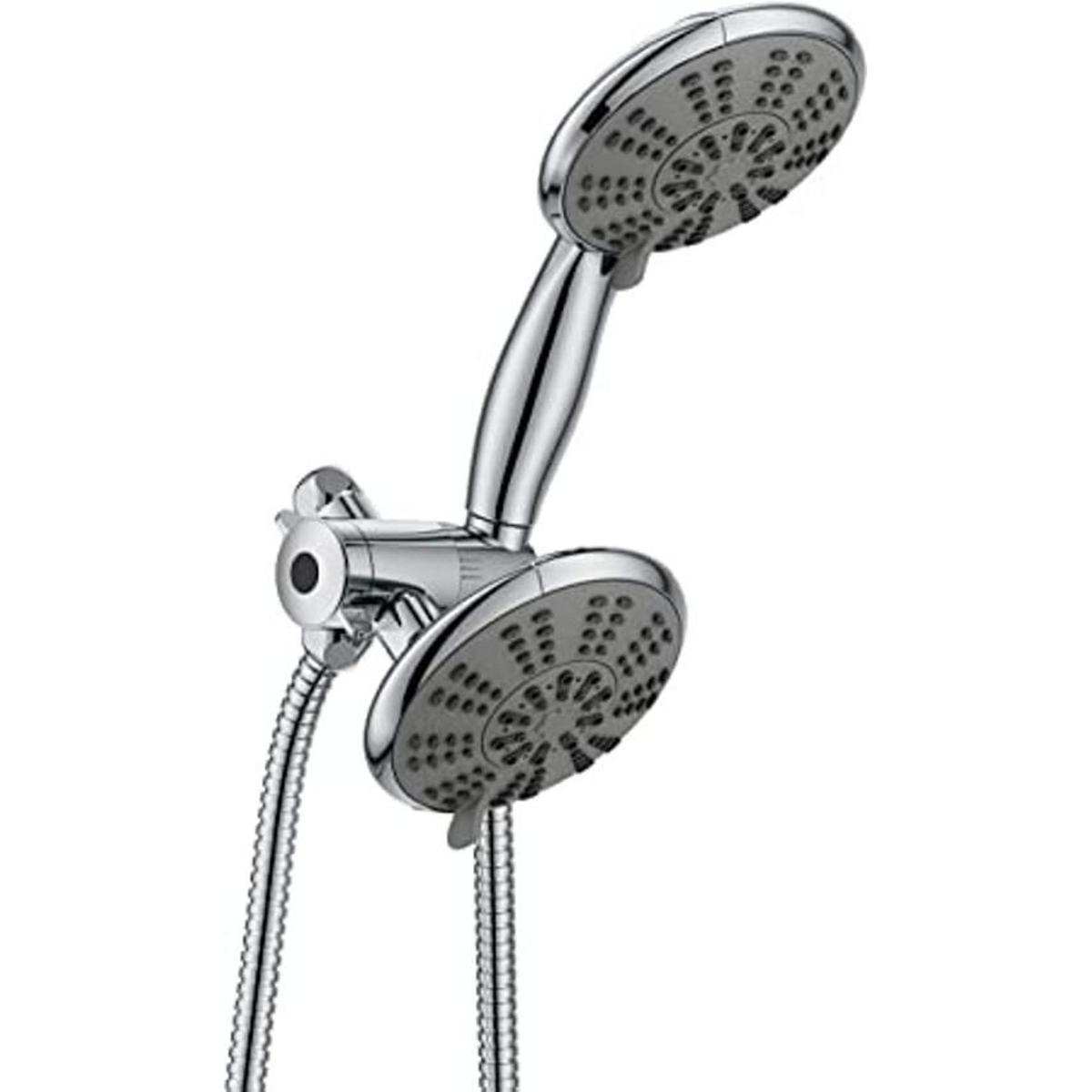 Ana Bath Cabezal de ducha doble grande de 3 vías