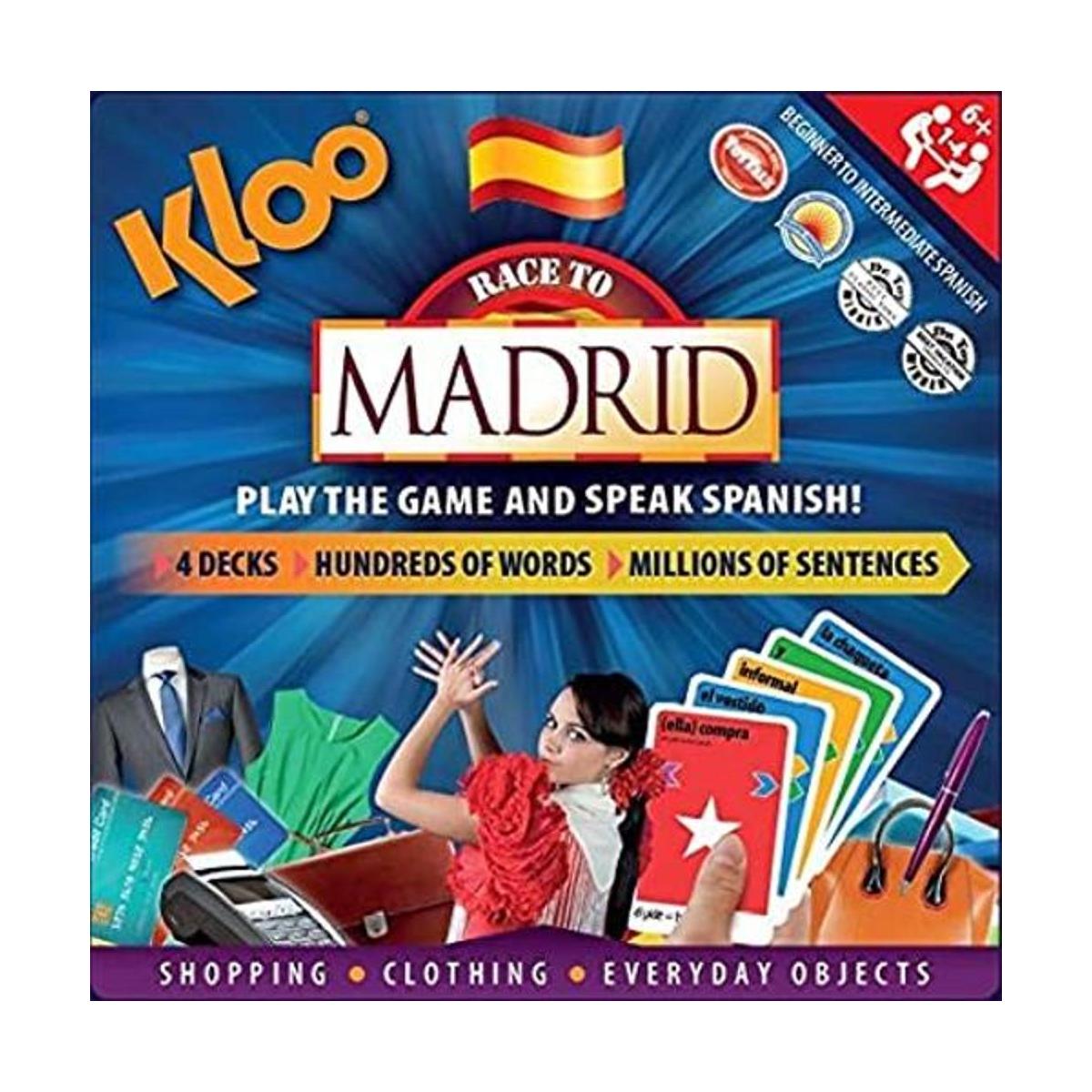 KLOOs Learn to Speak Juego de mesa en español Carrera a