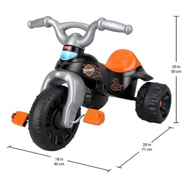 Triciclo resistente de FisherPrice Negro_5