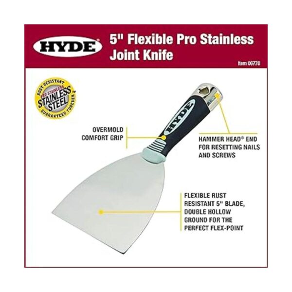 HYDE 06778 Cuchillo de articulación flexible 5 pulgadas_2