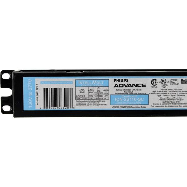 Lastre Elec 2 F96t12HO by Advance mfrpartno icn2s110sc35i_2