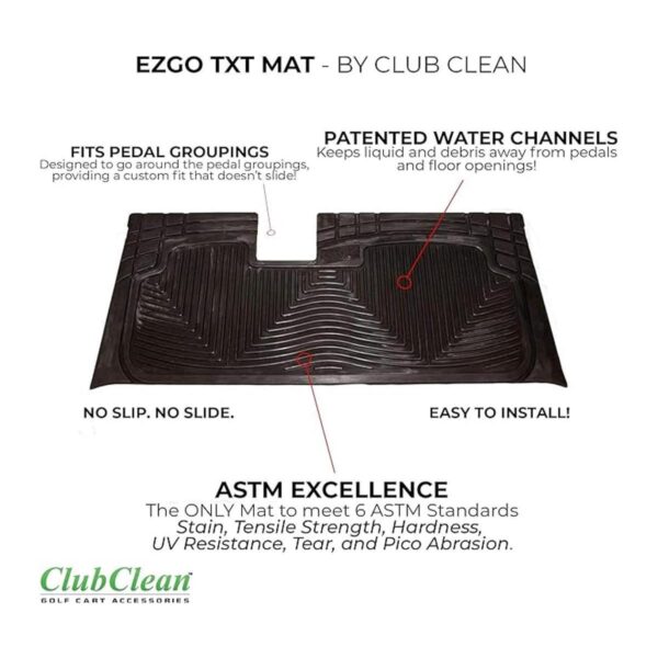 Shield FamilyClub Clean Tapete para carrito de golf Se_2