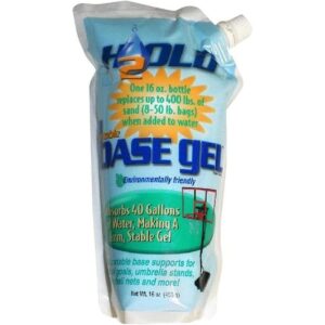 BaseGel Base portátil de polímero para básquetbol portería_1