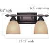 Designers Fountain 94002ORB Apollo Collection Barra de_4