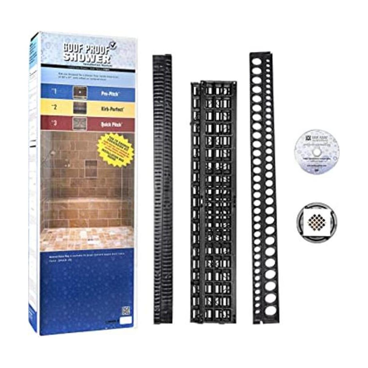 Goof Proof Kit de piso de ducha de desage