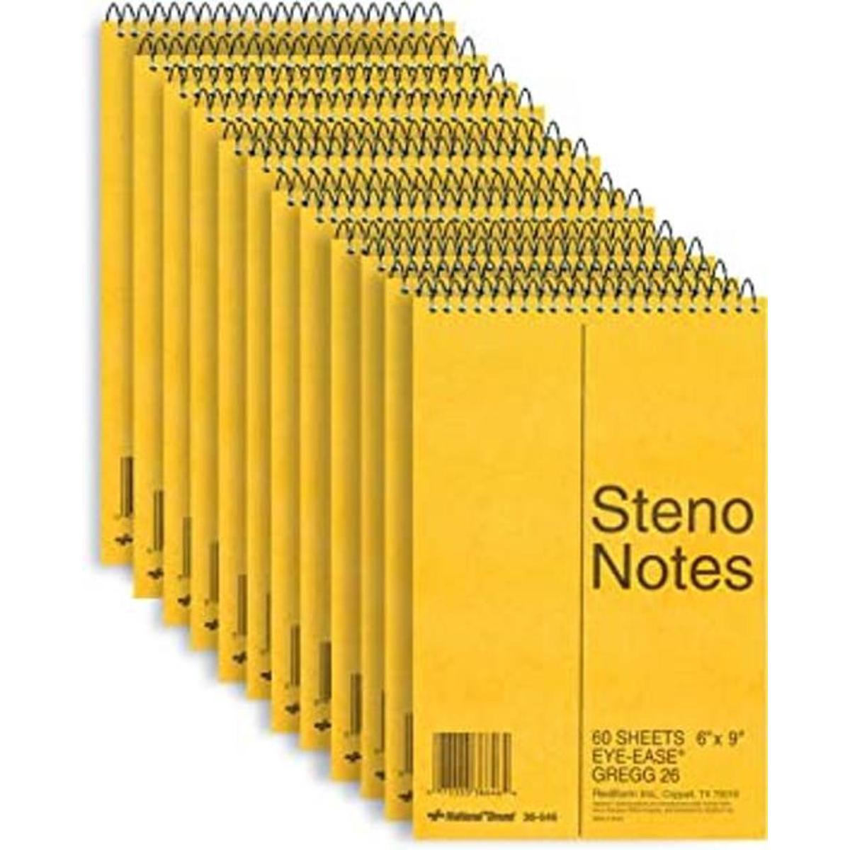 National Brand Brown Board Cover Steno Cuaderno de papel