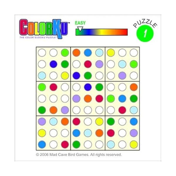 Juego de mesa ColorKu de Mad Cave Bird Games Natural_6