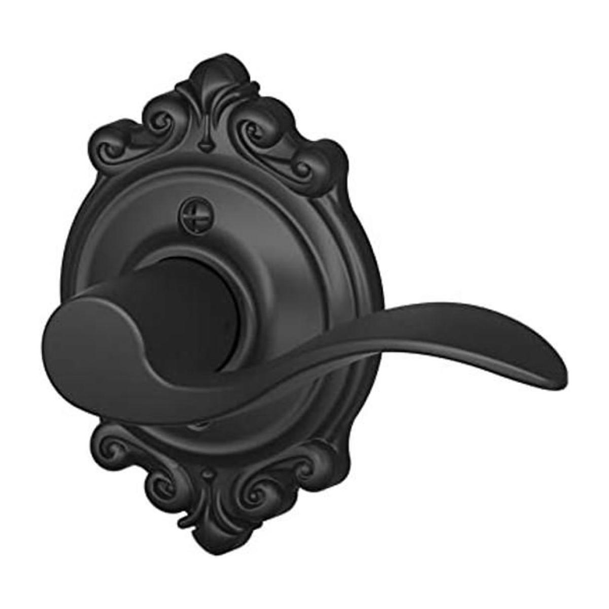 SCHLAGE Cerradura sin giro con manija Accent y moldura