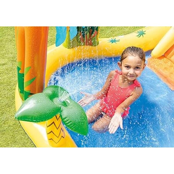 Tobogán de agua de dinosaurio Intex diversión para niños