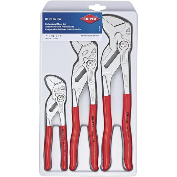 KNIPEX Tools 00 20 06 US2 Juego de pinzas pico de loro 3_1