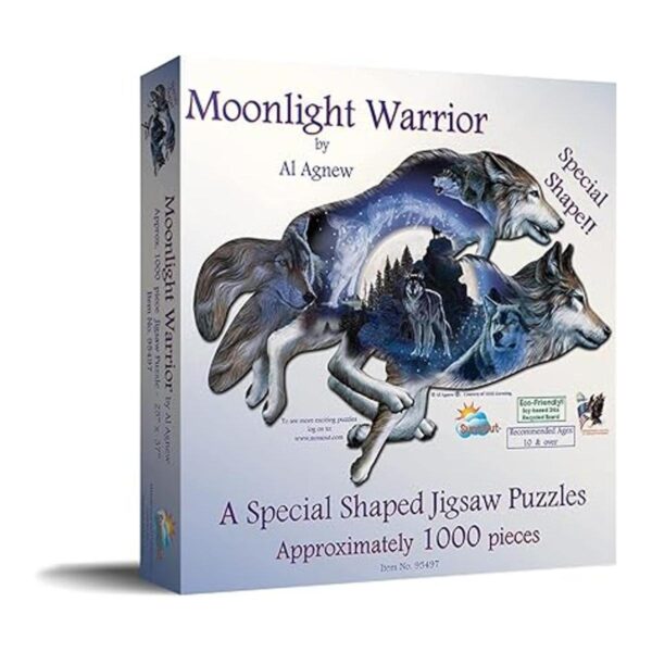 Moonlight Warrior 1000 PC rompecabezas_2