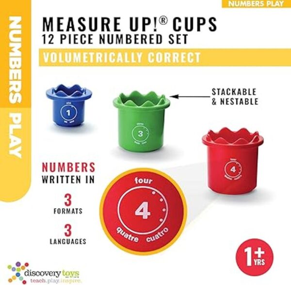 Discovery Toys Measure UP Cups Juego educativo de_2